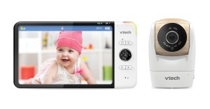 Monitor video pentru bebelusi VTech VM919 HD, camera cu unghi larg, ecran LCD 7, vedere nocturna
