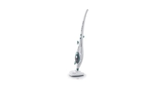 Mop cu abur Ariete 4169 10 in 1 aparat de curatat cu abur timp de lucru de 18 minute maner pliabil alb si albastru - Img 1