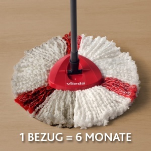 Mop cu microfibre Vileda Turbo 2in1, set 2 bucati, pentru toate suprafetele - Img 3