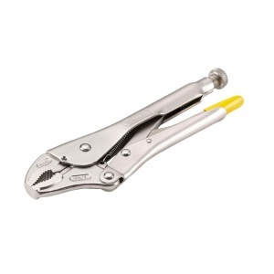 Morseta blocabila STANLEY 225mm cu gura curba, rezistenta la coroziune