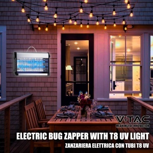 Moskitonet electric V-TAC 30W, UV albastru, design slim, pentru 100 m - Img 9