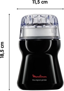 Moulinex ar110830 Rasnita universala, pentru cafea/condimente/nuci, negru, pentru toate tipurile de cereale, 180 W - Img 6