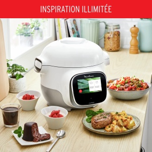 Moulinex Cookeo Touch Mini WiFi Multicooker 2 L ideal pentru 2 persoane oala de inalta presiune conectivitate ecran tactil retete nelimitate aplicatie - Img 2