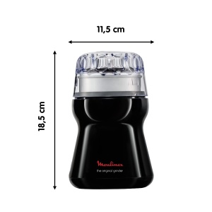 Moulinex Rasnita de Cafea AR110830, 180W, Negru, pentru CafeaGalbeneleNuci - Img 3