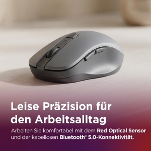 Mouse Bluetooth Silent Lenovo WL310, Acryl, Culoare gri - Img 2