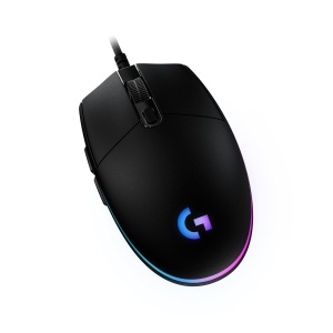 Mouse de gaming Logitech G203, 8000 DPI, RGB personalizabil, 6 butoane, negru