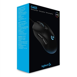 Mouse de gaming Logitech G403 HERO, senzor 25K DPI, LIGHTSYNC RGB, negru - Img 7
