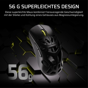Mouse de gaming wireless Corsair Sabre v2 PRO, 33000 DPI, negru - Img 4