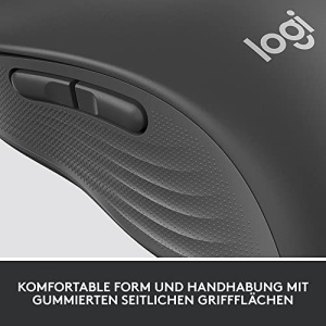 Mouse fara fir Logitech Signature M650 L - maini mari, clicuri silentioase, butoane laterale personalizabile, Bluetooth, compatibilitate cu mai multe dispozitive - Graphite - Img 10