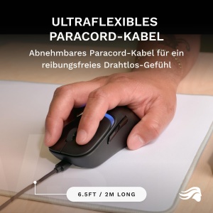 Mouse gaming Glorious Model D3, senzor 30.000 DPI, ultrausor 57 g, negru - Img 6