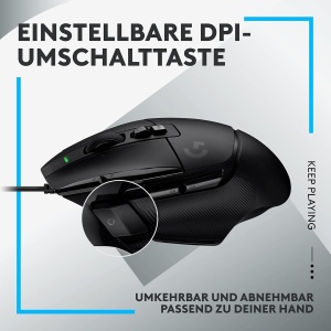 Mouse Gaming Logitech G502 X - LIGHTFORCE, senzor HERO 25K, cablu, negru - Img 7