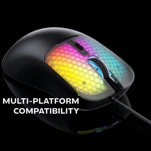 Mouse Gaming Mars Gaming MM-Viper, 56g, RGB, 12800 DPI, Negru - Img 5