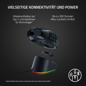 Mouse Gaming Razer Naga V2 Pro, Wireless, 191 butoane, Negru - Img 7
