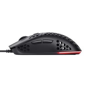 Mouse Gaming Trust Gaming GXT 928 Helox, Mouse USB cu fir ultrausor 65g, DPI reglabil (200-6400), Senzor optic, 6 butoane programabile, Iluminare RGB pentru PC de gaming MMO - Negru - Img 9