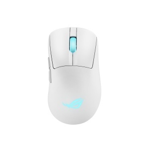Mouse gaming wireless ASUS ROG Keris II Origin White 42000 DPI RGB alb