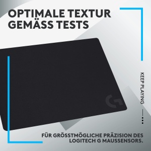Mouse pad pentru jocuri Logitech G G240 din panza, optimizat pentru senzori de jocuri, frecare moderata a suprafetei, covor de mouse antiderapant, accesorii pentru jocuri Mac si PC, 340 x 280 x 1 mm - Img 4