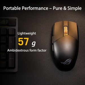 Mouse wireless gaming ASUS ROG Strix Impact III senzor optic 36000 DPI design ambidextru negru - Img 2