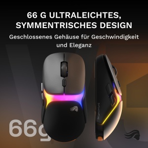 Mouse wireless gaming Glorious Model O3 InfinitePlay 30K DPI RGB Negru - Img 7