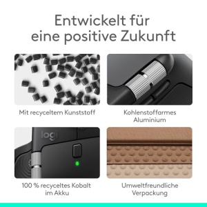 Mouse wireless Logitech MX Master 4 Space Black ergonomic Bluetooth incarcare USB-C - Img 14