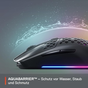 Mouse wireless SteelSeries Aerox 3 - 68g, RGB, design rezistent la apa - Img 6