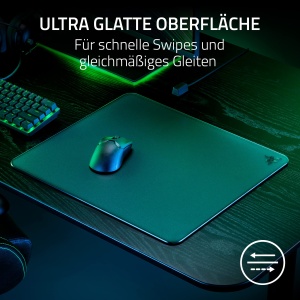 Mousepad gaming din sticla Razer Atlas, 450x400x5mm, ultra-neted, negru - Img 3