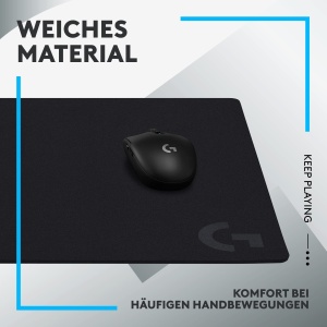 Mousepad gaming Logitech G640 suprafata textila optimizata antiderapant 460 x 400 x 3 mm - Img 6