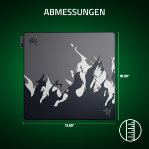 Mousepad Gaming Razer Gigantus V2 NiKo Edition, 500 mm x 480 mm, Control si Viteza - Img 9