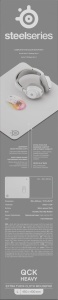 Mousepad Gaming SteelSeries QcK Heavy - Alb, 450 mm x 400 mm x 6 mm - Img 15