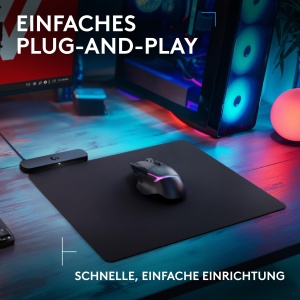 Mousepad Logitech G Powerplay 2 Wireless Negru 345x284 cm Tehnologie de Incarcare Continua - Img 3