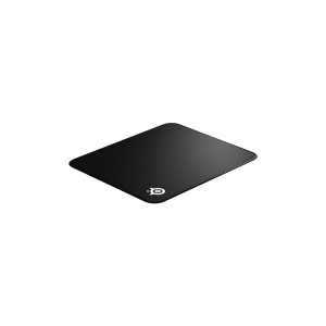 Mousepad pentru jocuri SteelSeries QcK - Panza mare cu margini cusute - Extra durabil - Optimizat pentru senzori de jocuri - Negru