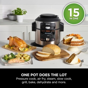 Multicooker Ninja Foodi MAX 7,5L, 14-in-1, cu capac inteligent, inox - Img 7
