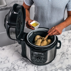 Multicooker Ninja Foodi MAX OP500EU, 7.5L, 9 in 1, Inox si Negru - Img 3