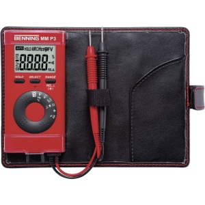Multimetru Digital BENNING 044084 MM P3, Compact, 600V, 130g, Rosu - Img 1