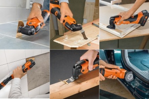 Multitool electric Fein AMM 500 Plus Top AS, 18V, sistem anti-vibratii, accesorii incluse - Img 4