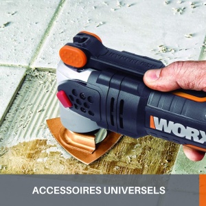 Multitool WORX WX681 Sonicrafter F50, 450W, pentru taiere, slefuire, polizare - Img 4