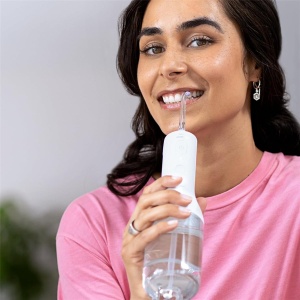 Munddusche Philips Sonicare HX388641 cu Power Flosser si Periuta DiamondClean 9000, Alb - Img 2