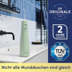 Munddusche Waterpik Pulse, Kabellos, Mintgrun, 2 Intensitati, 45 secunde capacitate - Img 6