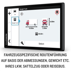 Navigatie LKW Garmin dezl LGV 610 EU - Display 6, Rute personalizate, Harti 46 tari - Img 3