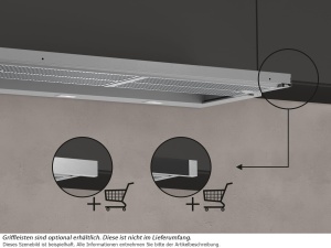NEFF D49ML54X1 Hota aspiranta incorporata, hota cu ecran plat N 70, 90 cm, aer evacuat sau aer de recirculare, otel inoxidabil [clasa energetica B] - Img 6