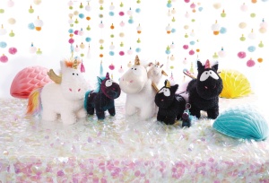 NICI Yin Unicorn Plus Negru 32 cm Cu Aripi Regenbogen - Img 5
