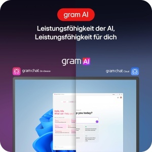 Notebook 2in1 LG gram Pro 16T90TP-K.AA78G, 16GB RAM, 1TB SSD, Negru - Img 2