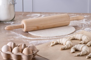 Nudelholz Zenker Teigroller Patisserie 44 cm Buchenholz pentru aluat culoare maro - Img 5