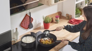 Oala Antiaderenta Lagostina Fonda, 20 cm, din Aluminiu Reciclat, pentru Inductie si Gaz - Img 4