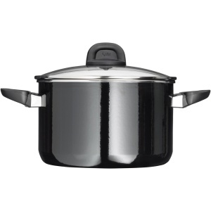 Oala cu capac Silit Modesto, 24cm, 6.4L, Silargan, negru - Img 4