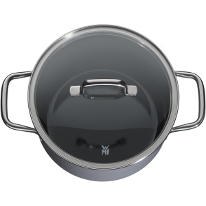 Oala cu capac WMF Fusiontec Essential, 3.7L, 20cm, gri, Made in Germany - Img 5