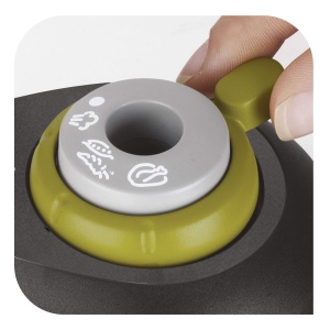 Oala cu presiune Tefal P2530737 Secure 5 Neo, 6 L, inox, verde - Img 2