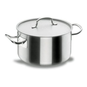 Oala din inox Lacor 50037 cu capac, 36 cm, pentru toate tipurile de plite