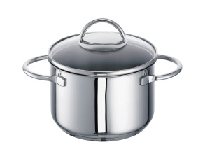 Oala din inox Rohe Germany Ravenna, 16 cm, 2.0 l, argintie