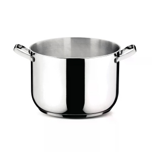 Oala din otel inoxidabil 1810, 24 cm, design elegant, compatibila cu toate tipurile de plite