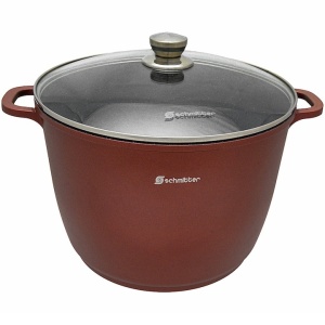 Oala inalta cu capac Schmitter, ceramica, 28 cm, 10.5 L